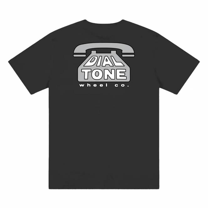 Dial Tone Wheel Co. Dial Tone Wheel Co. Dial Logo Skate T-Shirt - Black