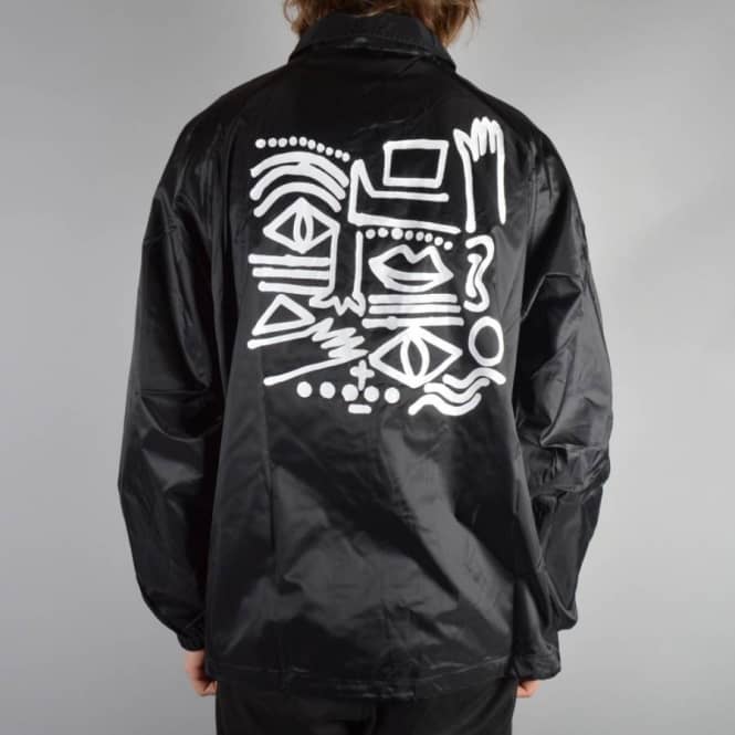 Magenta Skateboards Magenta Styles Windbreaker Jacket - Black