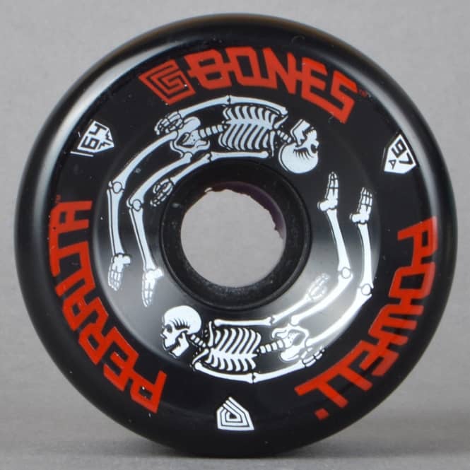 Powell Peralta Powell Peralta Powell Peralta G-Bones (Black) 97A Skateboard Wheels 64mm