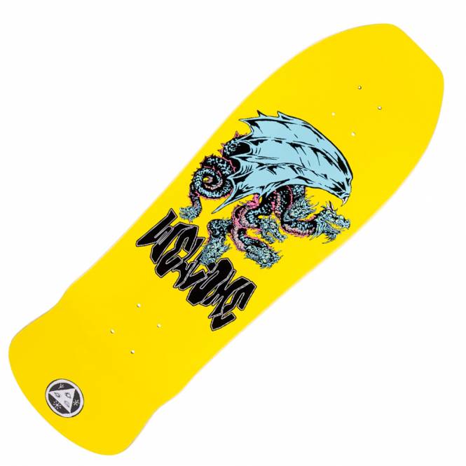 Welcome Skateboards Welcome Skateboards Dragon on Early Grab (Yellow) Skateboard Deck 10